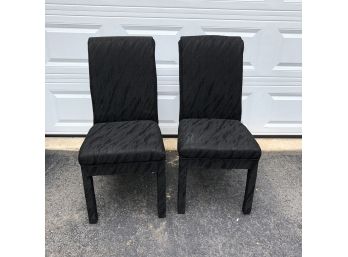 Pair Of Black Chairs