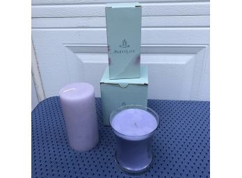 Set Of Two Partylite Candles