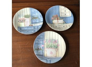 Set Of 3 Decorative Plates
