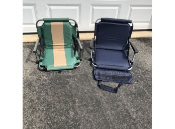 Pair Of Folding Stadium Chairs