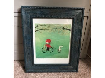 Framed Print 'Through Cherry Tunnels'