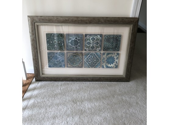Framed Art With Dimensional Printed Tiles 23'x35'