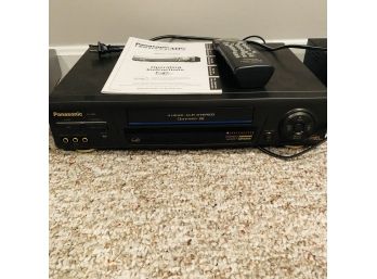 Panasonic VHS Player With Remote Model PV-8662
