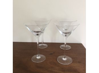 Set Of 4 Martini Glasses
