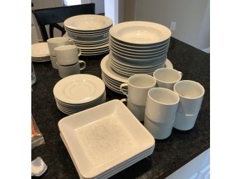 Prelude White Porcelain Dish Set
