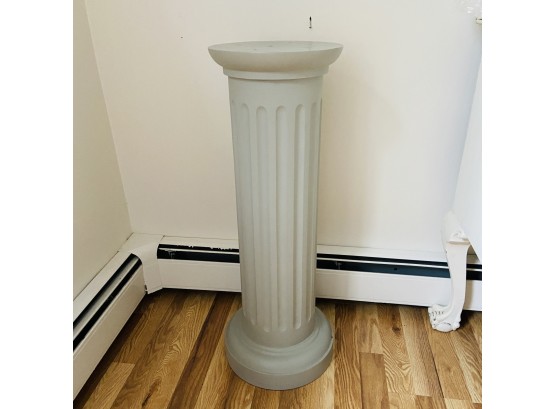 Round Gray Column Stand
