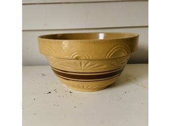 Vintage Mixing Bowl With Stripe