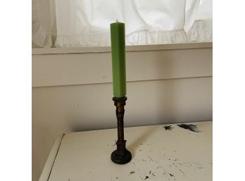 Candlestick With Rectangular Taper