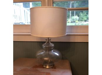 Ballard Designs Glass Lamp With Shade