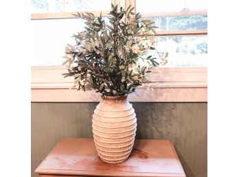Ballard Designs Hand Thrown Terra Cotta Vase From The 'Amelia' Collection