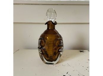 Decorative Glass Bottle With Stopper