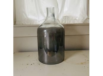 Smoky Glass Bottle Vase 18'