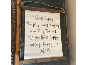 Quote On Frame Hanger