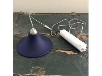Blue Hanging Pendant Lamp For Track Light