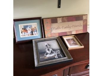 Ballet Themed Framed Prints And A Family Sign