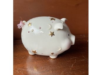 Lenox Porcelain Pig Piggy Bank