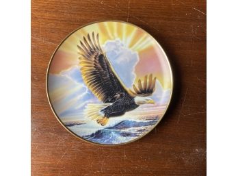 Franklin Mint Eagle Plate 'Wings Of Majesty'