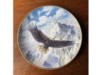 Franklin Mint Eagle Plate 'On Freedom's Wing'