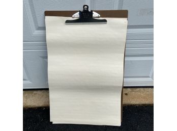 Oversize Clipboard, 13 Sheets Of Paper