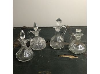 Vintage Glass Cruets No. 1