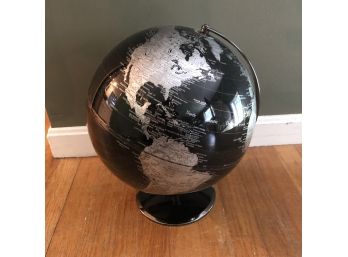 Black And Silver Decorative Globe