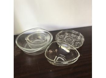 Set Of Glass Plates Pyrex, Glasbake