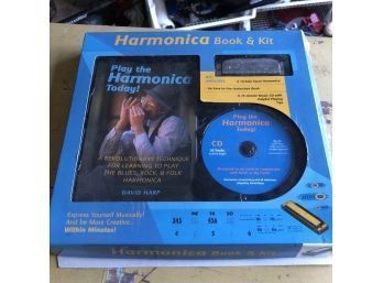 Learn How To Play The Harmonica Book & Kit