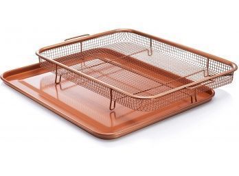 Gotham Steel Copper Crisper Trays - Set Of 2