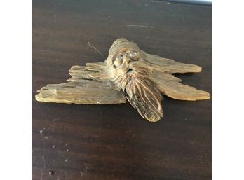 Signed Wood Carving 'Windblown'
