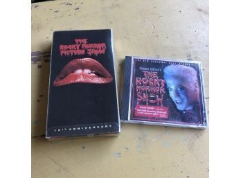 Rocky Horror Picture Show VHS Tape & Soundtrack On CD