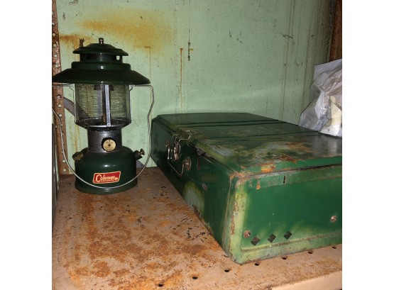 Vintage Coleman Lantern And Camp Stove
