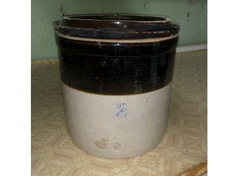 2-Gallon Crock With Lid