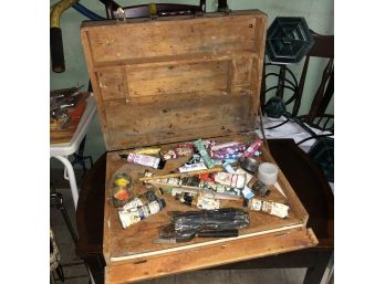 Vintage Painters Supply Box