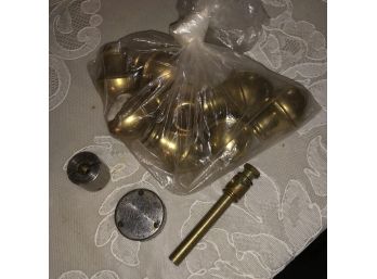Bag Of Brass Parts And Other Miscellaneous Items