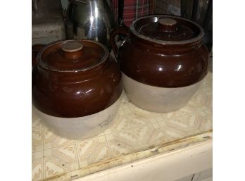 Pair Of Bean Pots