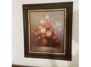 Robert Cox Framed Floral Painting