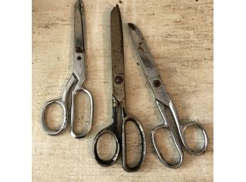 Three Pairs Of Scissors