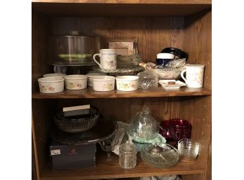 Glass And Ceramics Shelf (Dining Room)