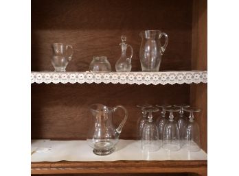 Glassware Lot (Living Room)