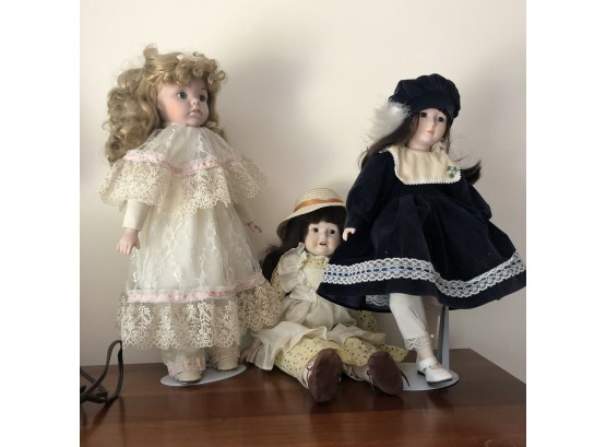 Lot Of Three Dolls