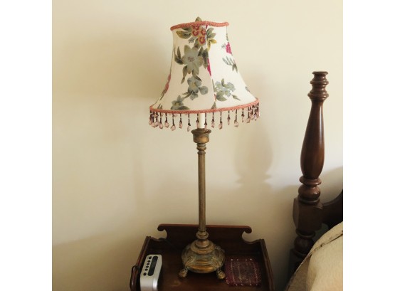 Table Lamp With Floral Shade No. 2