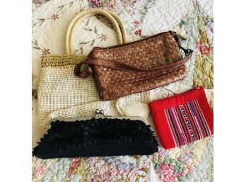 Small Bag And Coin Purse Lot