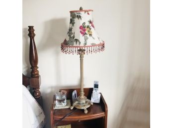 Table Lamp With Floral Shade No. 1