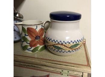 Ceramic Jar And Pitcher