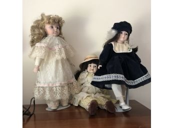 Lot Of Three Dolls