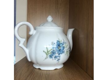 Small Teapot With Blue Flowers