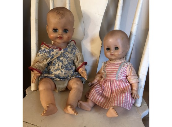 Pair Of Vintage Baby Dolls