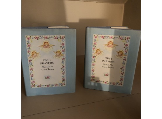 Pair Of 'First Prayers' Baby Books