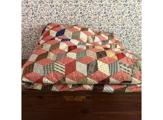 Antique Early 1900s Quilt No. 2 (80'x96')