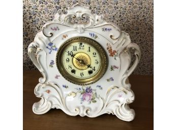 Vintage Ceramic Mantle Clock